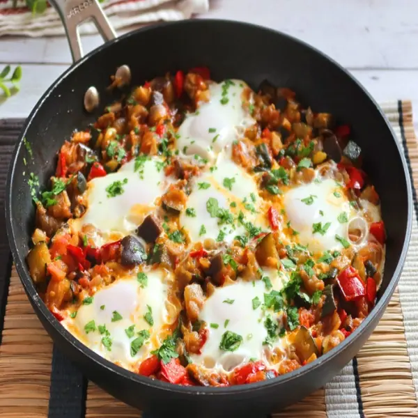 Pisto con huevos
